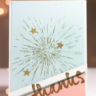 Starburst Thanks Card by Taheerah Atchia