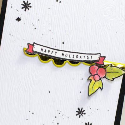 Happy Holidays card by Taheerah Atchia