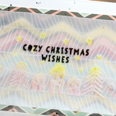 Cosy Christmas Wishes card by Taheerah Atchia