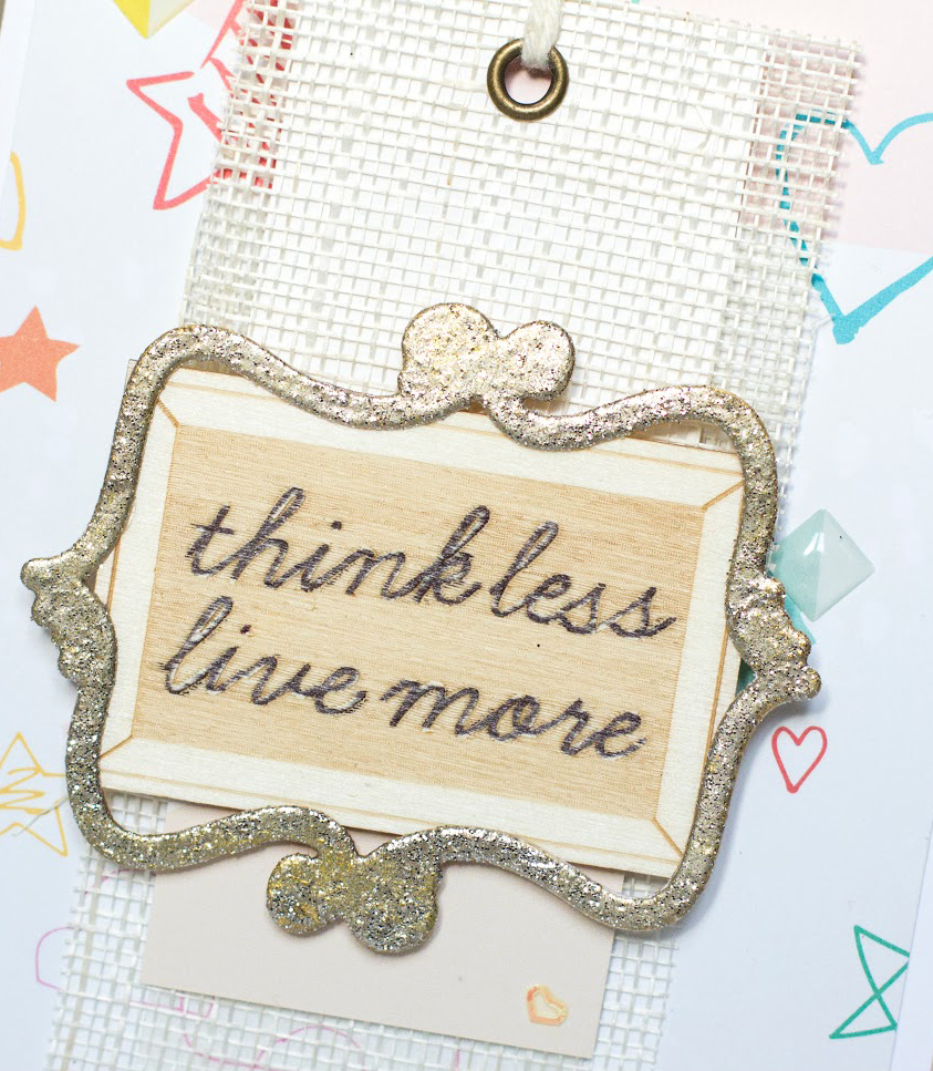 Think Less Live More card by Taheerah Atchia