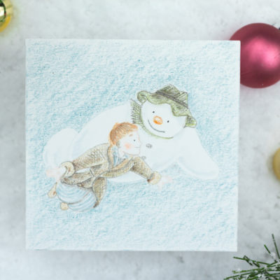 Walking In The Air 'The-Snowman' Christmas Card by Taheerah Atchia