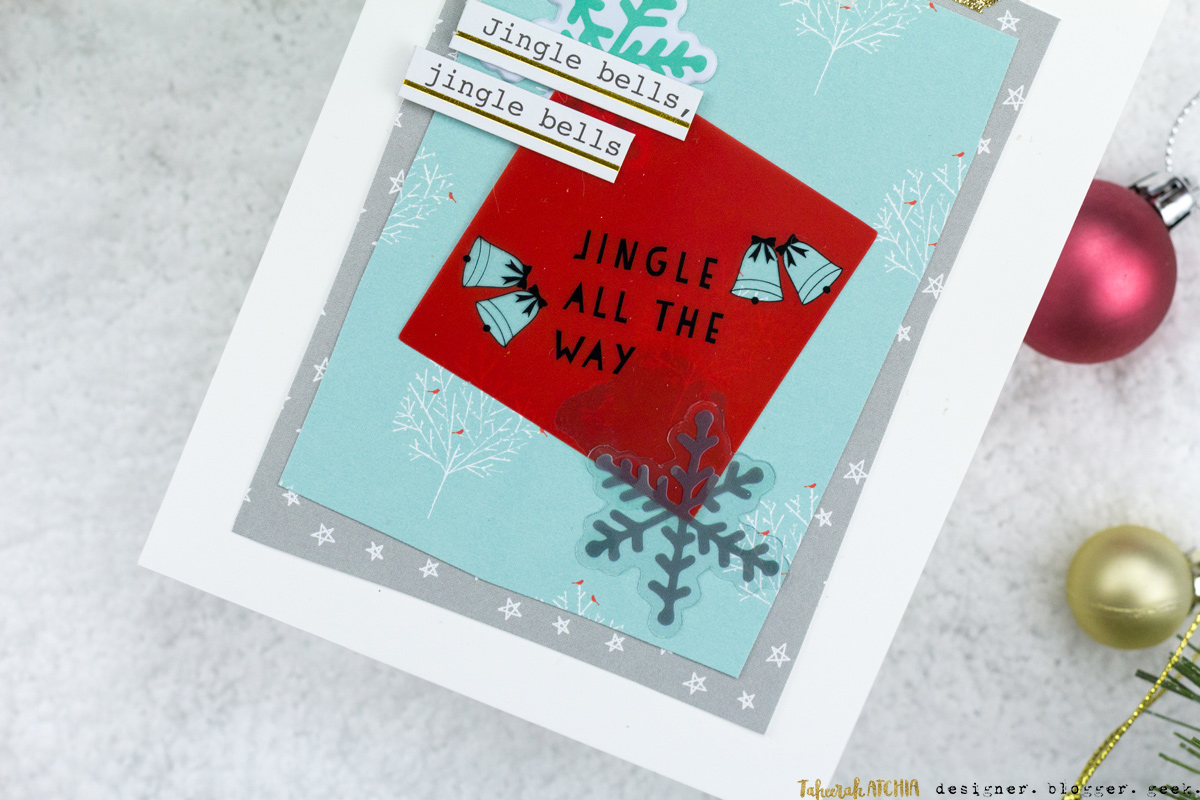 Jingle All The Way Christmas Card by Taheerah Atchia