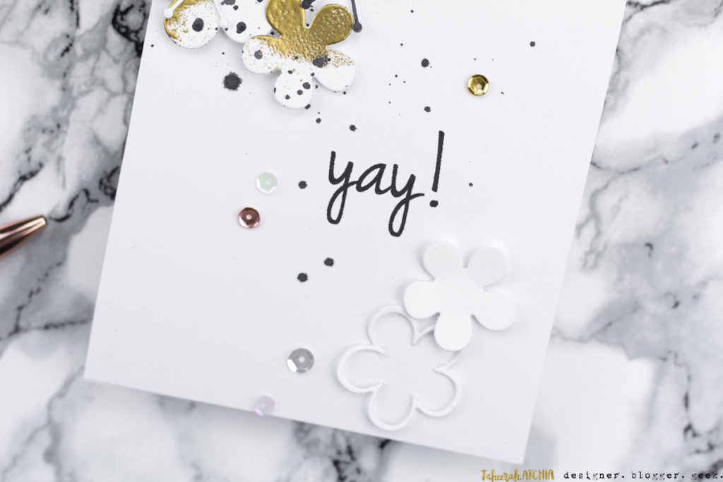 Yay Floral Cascade Card by Taheerah Atchia