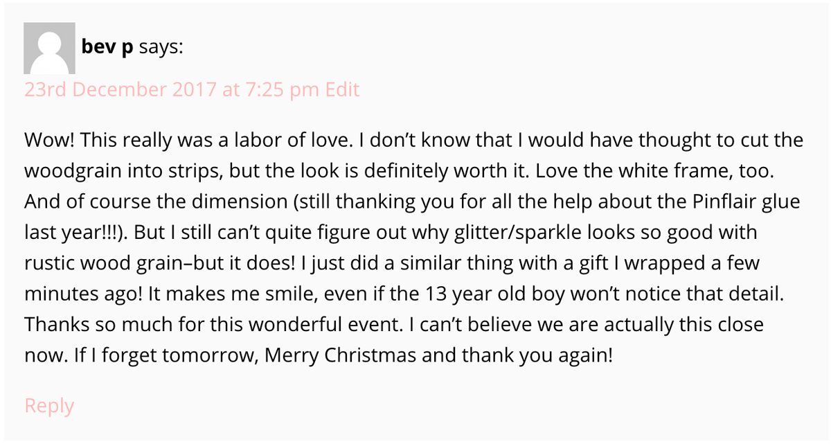 Advent Calendar Extravaganza 2017 - Day 23 Winner